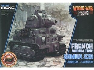 Meng Model - World War Toons Somua S35, WWT-009 цена и информация | Конструкторы и кубики | kaup24.ee