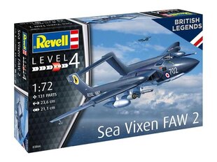 Revell - De Havilland Sea Vixen FAW 2 70th Anniversary, 1/72, 03866 цена и информация | Конструкторы и кубики | kaup24.ee