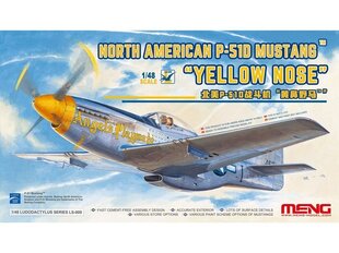 Пластиковая сборная модель Meng Model - North American P-51D Mustang `Yellow Nose`, 1/48, LS-009 цена и информация | Конструкторы и кубики | kaup24.ee