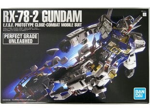 Bandai - PG Unleashed RX-78-2 Gundam E.F.S.F. Prototype Close-combat Mobile Suit, 1/60, 60765 цена и информация | Конструкторы и кубики | kaup24.ee