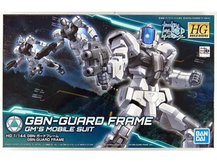 Пластиковая сборная модель Bandai - HG Build Divers GBN-Guard Frame GM's Mobile Suit, 1/144, 55360 цена и информация | Конструкторы и кубики | kaup24.ee