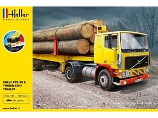 Heller - Volvo F12-20 & Timber Semi Trailer Starter Set, 1/32, 57704 hind ja info | Klotsid ja konstruktorid | kaup24.ee