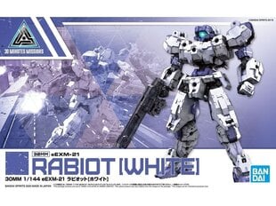 Пластиковая сборная модель Bandai - миссии 30 мм / 30 минут eEXM-21 Rabio, белый, 1/144, 59531 цена и информация | Конструкторы и кубики | kaup24.ee