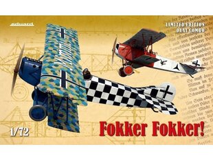 Eduard - Fokker! Limited edition Fokker D.VII, 1/72, 2133 hind ja info | Klotsid ja konstruktorid | kaup24.ee