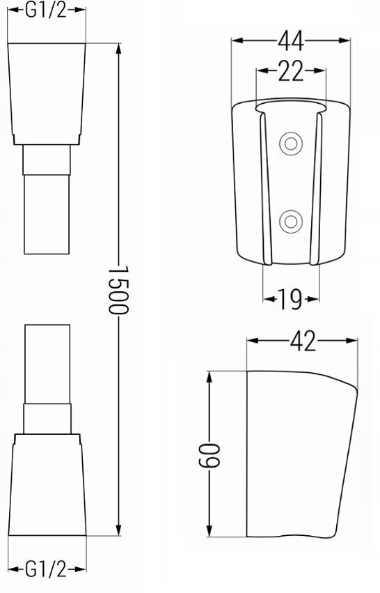 Dušikomplekt Mexen R-40, Chrome hind ja info | Komplektid ja dušipaneelid | kaup24.ee