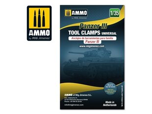 AMMO MIG - Panzer III tool clamps universal, 1/35, 8087 цена и информация | Принадлежности для рисования, лепки | kaup24.ee