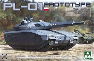 Takom - PL-01 Prototype Polish Light Tank, 1/35, 2127 цена и информация | Конструкторы и кубики | kaup24.ee