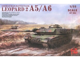 Border Model - German Main Battle Tank Leopard 2 A5/A6, 1/35, BT-002 цена и информация | Конструкторы и кубики | kaup24.ee