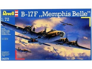 Revell - B-17F "Memphis Belle", 1/72, 04279 hind ja info | Klotsid ja konstruktorid | kaup24.ee