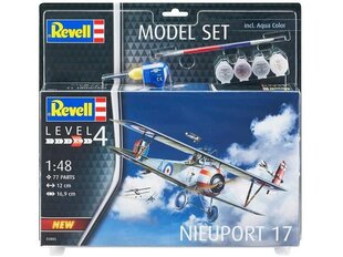 Revell - Nieuport 17 Model Set, 1/48, 63885 hind ja info | Klotsid ja konstruktorid | kaup24.ee