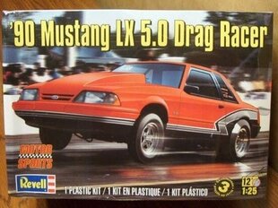 Revell - '90 Mustang LX 5.0 Drag Racer, 1/25, 14195 hind ja info | Klotsid ja konstruktorid | kaup24.ee
