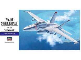 Пластиковая сборная модель Hasegawa - Boeing F/A-18F Super Hornet, 1/72, 00548 цена и информация | Конструкторы и кубики | kaup24.ee