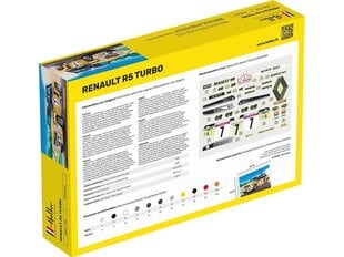 Heller - Renault R5 Turbo Starter Set, 1/24, 56717 hind ja info | Klotsid ja konstruktorid | kaup24.ee