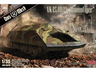 Сборная пластиковая модель Das Werk - VK4501(P) «Rammtiger», 1/35, 35018 цена и информация | Конструкторы и кубики | kaup24.ee