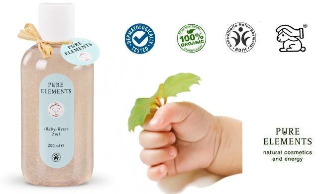 Laste pesugeel-šampoon Pure Elements Baby, 200 ml hind ja info | Laste ja ema kosmeetika | kaup24.ee