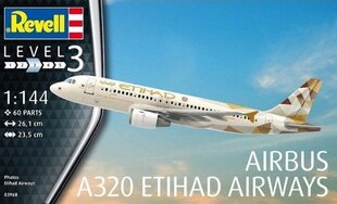 Revell - Airbus A320 Etihad Airways, 1/144, 03968 цена и информация | Конструкторы и кубики | kaup24.ee