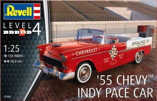 Revell - '55 Chevy Indy Pace Car, 1/25, 07686 hind ja info | Klotsid ja konstruktorid | kaup24.ee