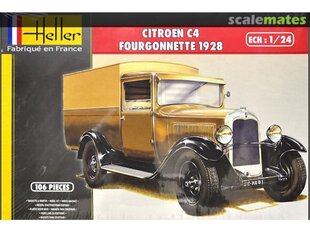 Пластиковая сборная модель Heller - Citroen C4 Fourgonnette 1928, 1/24, 80703 цена и информация | Конструкторы и кубики | kaup24.ee