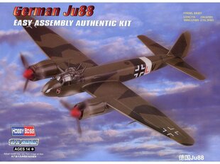 Пластиковая сборная модель Hobbyboss - Ju88 истребитель, 1/72, 80297 цена и информация | Конструкторы и кубики | kaup24.ee