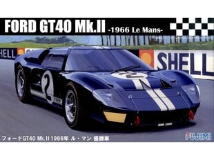 Сборная пластиковая модель Fujimi - Ford GT40 Mk-II `66 LeMans Winner, 1/24, 12603 цена и информация | Конструкторы и кубики | kaup24.ee