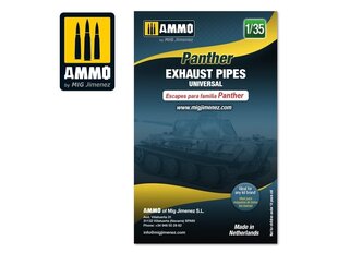 Оборудование для моделирования AMMO MIG - Panther exhausts pipes universal, 1/35, 8090 цена и информация | Принадлежности для рисования, лепки | kaup24.ee