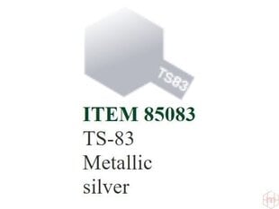 Краска Tamiya - TS-83 Metallic silver, 100 мл цена и информация | Принадлежности для рисования, лепки | kaup24.ee