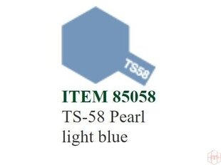 Tamiya - TS-58 Pearl light blue, 100ml hind ja info | Kunstitarbed, voolimise tarvikud | kaup24.ee