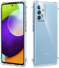 Fusion anti shock case 0.5 mm silikoonist ümbris Samsung A526 / A525 Galaxy A52 5G / A52 läbipaistev hind ja info | Telefoni kaaned, ümbrised | kaup24.ee