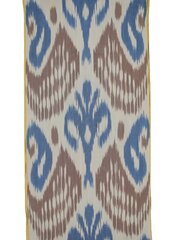 Usbeki kangas &quot;Ikat-Adras&quot;, laius 40 cm, lõike pikkus alates 1 meetrist hind ja info | Kangad | kaup24.ee