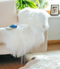 Narma натуральная овчина Mongolian M, белый, 60 x 90 см цена и информация | Ковры | kaup24.ee