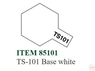 Tamiya - TS-101 Base white, 100ml hind ja info | Kunstitarbed, voolimise tarvikud | kaup24.ee