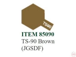 Распыляемая краска Tamiya TS-90 Brown JGSDF, 100 мл цена и информация | Принадлежности для рисования, лепки | kaup24.ee