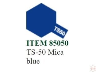 Аэрозольная краска Tamiya - TS-50 Mica blue, 100 мл цена и информация | Принадлежности для рисования, лепки | kaup24.ee