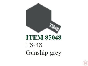 Tamiya - TS-48 Gunship grey, 100ml цена и информация | Принадлежности для рисования, лепки | kaup24.ee