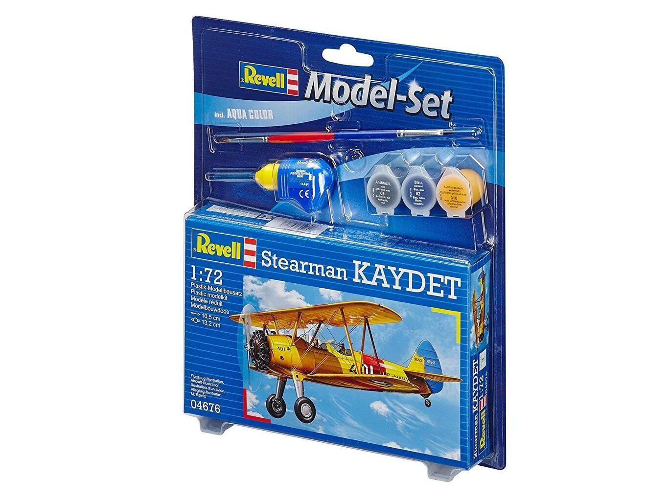 Revell - Stearman Kaydet mudeli komplekt, 1/72, 64676 hind ja info | Poiste mänguasjad | kaup24.ee