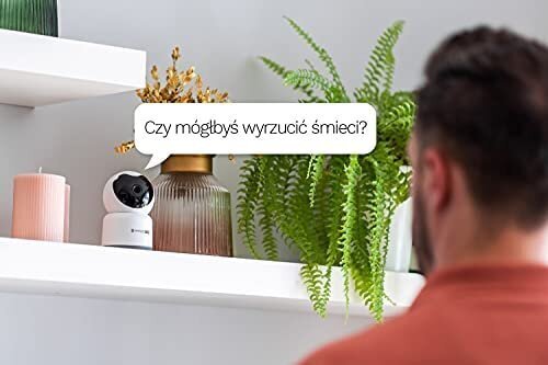 Sisemine Wi-Fi kaamera Kruger & Matz Connect C20 Tuya, valge цена и информация | Videokaamerad | kaup24.ee