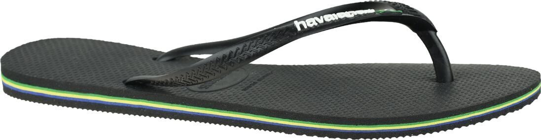 Plätud meestele Havaianas Slim Brasil 4140713-0090, must цена и информация | Meeste plätud, sussid | kaup24.ee