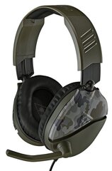 Juhtmega mänguri kõrvaklapid Turtle Beach Recon 70 - Green Camouflage (All Consoles, PC) цена и информация | Наушники | kaup24.ee