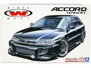 Сборная пластиковая модель Aoshima - Wings West Honda Accord Wagon, 1/24, 05803 цена и информация | Конструкторы и кубики | kaup24.ee