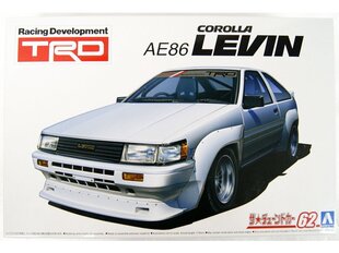 Сборная пластиковая модель Aoshima - TRD AE86 Toyota Corolla Levin, 1/24, 05798 цена и информация | Конструкторы и кубики | kaup24.ee