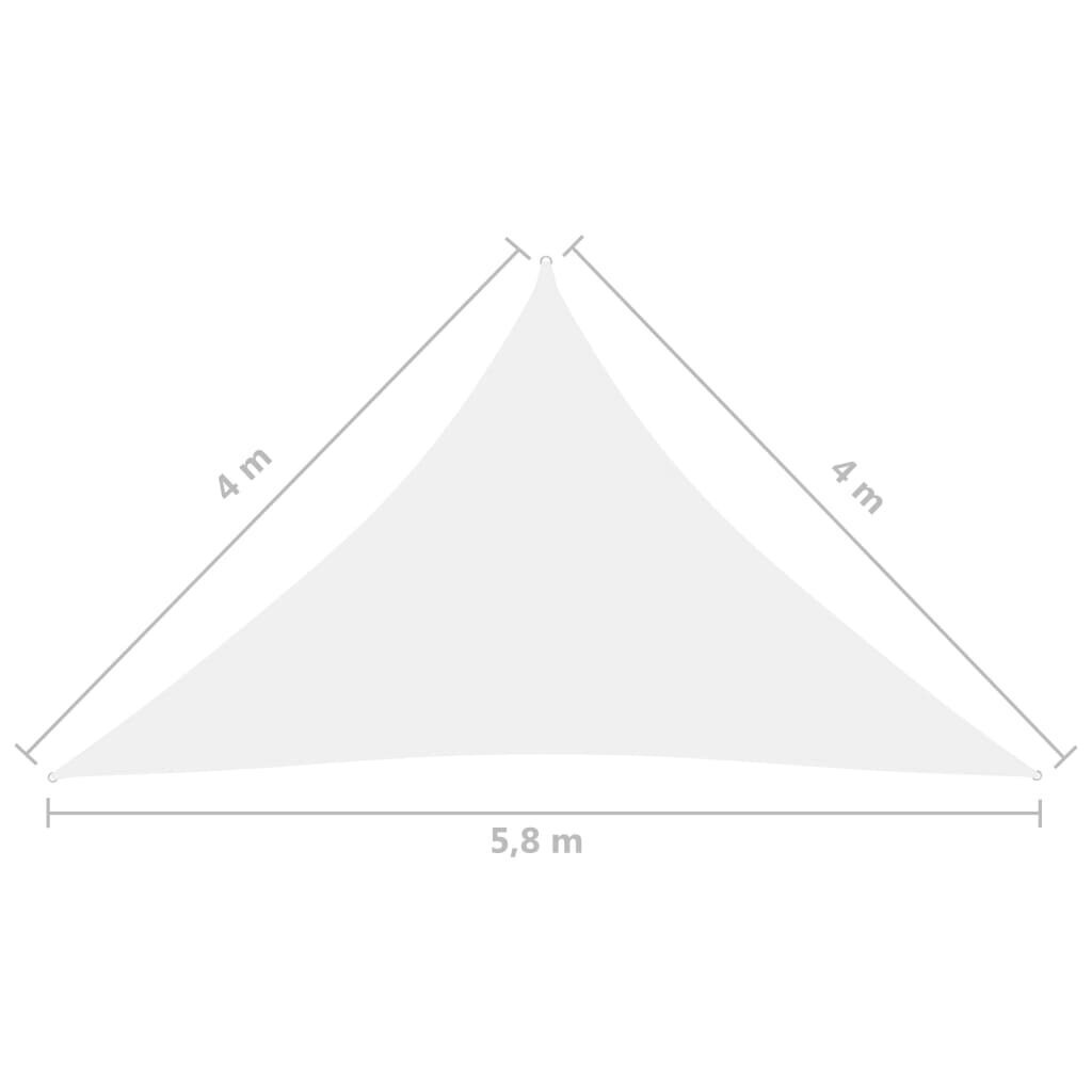 Päikesesirm, 4x4x5,8 m, valge hind ja info | Päikesevarjud, markiisid ja alused | kaup24.ee