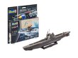 Revell - German Submarine Type VII C/41 Model Set, 1/350, 65154 hind ja info | Klotsid ja konstruktorid | kaup24.ee