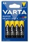 Patarei Varta Superlife/Super Heavy Duty, AA (LR6), 4 tk цена и информация | Patareid | kaup24.ee