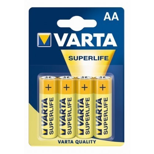 Patareid Varta Superlife AA (LR6), 4 tk hind ja info | Patareid | kaup24.ee