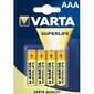 Patareid Varta Superlife/Super Heavy Duty, AAA (LR03), 4 tk цена и информация | Patareid | kaup24.ee