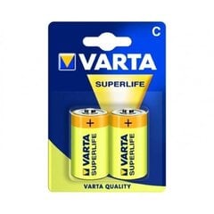 Батарейки Varta Superlife, 2 шт. цена и информация | Батарейки | kaup24.ee