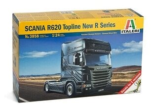 Сборная пластиковая модель Italeri - Scania R620 V8 New R Series, 1/24, 3858 цена и информация | Конструкторы и кубики | kaup24.ee