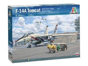 Italeri - F-14A Tomcat, 1/72, 1414 цена и информация | Конструкторы и кубики | kaup24.ee