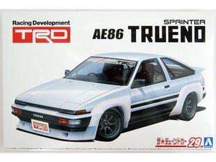 Aoshima - Toyota TRD AE86 Sprinter Trueno N2 1985, 1/24, 05896 цена и информация | Конструкторы и кубики | kaup24.ee