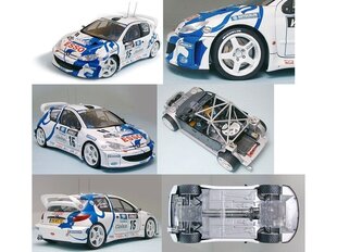 Tamiya - Peugeot 206 WRC, 1/24, 24221 hind ja info | Klotsid ja konstruktorid | kaup24.ee